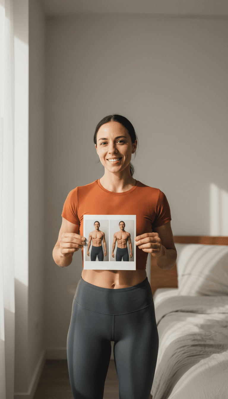Group of people showing visible fitness progress and confidence after consistent training